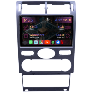 Navigatie dedicata Ford Mondeo 3 2000-2007, clima automata, 4GB RAM 64GB ROM, Quad Core, Display 9" QLED 1K, Carplay&Android Auto, Android 14, Suport camere AHD - imagine 1