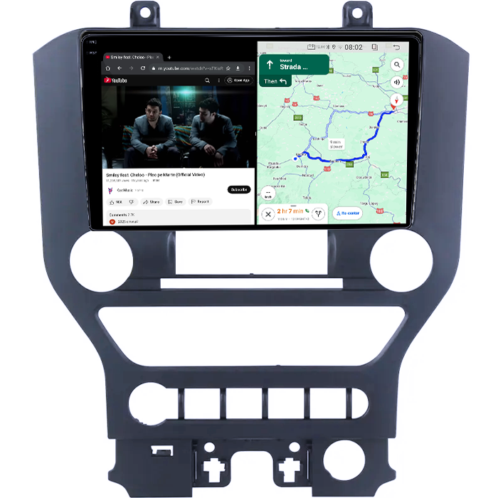 Navigatie dedicata Ford Mustang 2014-2021, 4GB RAM 64GB ROM, Quad Core, Display 9" QLED 1K, Carplay&Android Auto, Android 14, Suport camere AHD - imagine 4