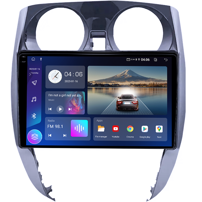 Navigatie dedicata Nissan Note 2012-2019,4GB RAM 64GB ROM, Quad Core, Display 9" QLED 1K, Carplay&Android Auto, Android 14, Suport camere AHD - imagine 5