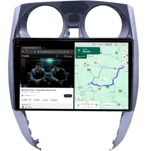 Navigatie dedicata Nissan Note 2012-2019,4GB RAM 64GB ROM, Quad Core, Display 9" QLED 1K, Carplay&Android Auto, Android 14, Suport camere AHD - imagine 3