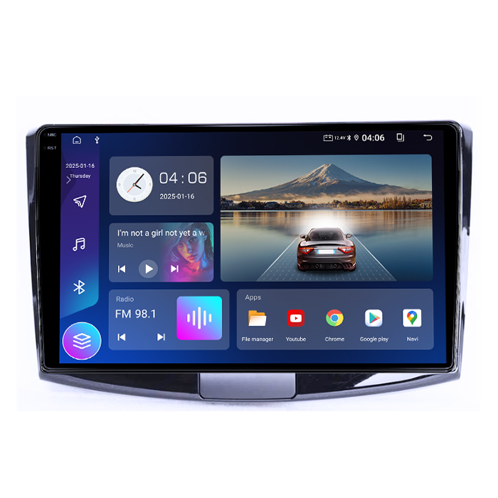 Navigatie dedicata Volkswagen Passat B6&B7 2005-2015, Black, 4GB RAM 64GB ROM, Quad Core, Display 9" QLED 1K, Carplay&Android Auto, Android 14, Suport camere AHD - imagine 7