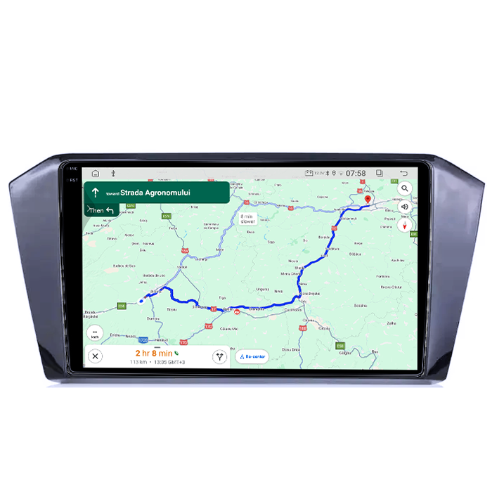Navigatie dedicata Volkswagen Passat B8 2006+, 4GB RAM 64GB ROM, Quad Core, Display 9" QLED 1K, Carplay&Android Auto, Android 14, Suport camere AHD - imagine 6