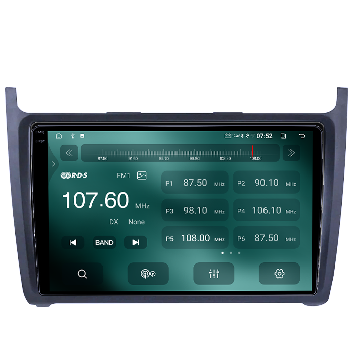 Navigatie dedicata Volkswagen Polo 2009-2018, 4GB RAM 64GB ROM, Quad Core, Display 9" QLED 1K, Carplay&Android Auto, Android 14, Suport camere AHD - imagine 4