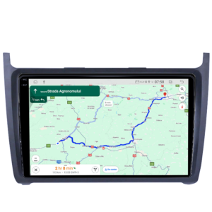 Navigatie dedicata Volkswagen Polo 2009-2018, 4GB RAM 64GB ROM, Quad Core, Display 9" QLED 1K, Carplay&Android Auto, Android 14, Suport camere AHD - imagine 3