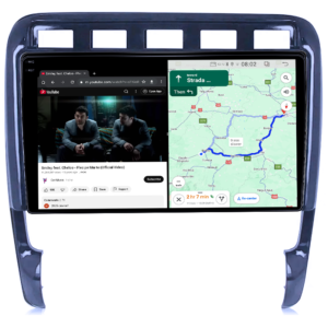 Navigatie dedicata Porsche Cayenne 2002-2010, 4GB RAM 64GB ROM, Quad Core, Display 9" QLED 1K, Carplay&Android Auto, Android 14, Suport camere AHD - imagine 3