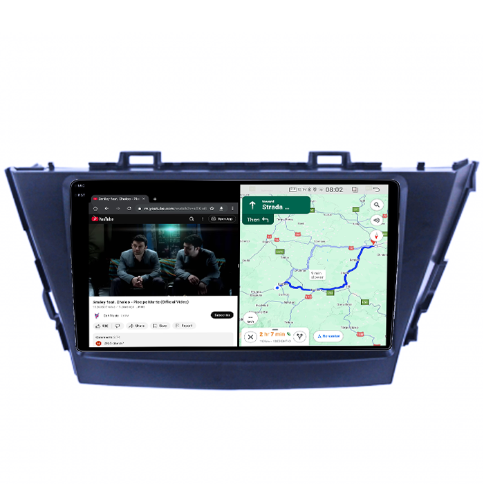 Navigatie dedicata Toyota Prius Plus V Alpha 2012-2017, 4GB RAM 64GB ROM, Quad Core, Display 10" QLED 1K, Carplay&Android Auto, Android 14 - imagine 3