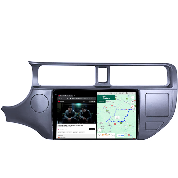 Navigatie dedicata Kia Rio 2011-2017, 4GB RAM 64GB ROM, Quad Core, Display 9" QLED 1K, Carplay&Android Auto, Android 14, Suport camere AHD - imagine 4