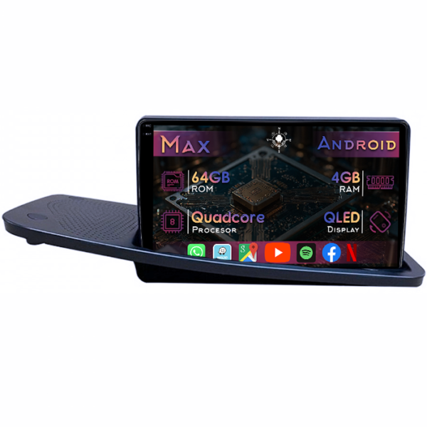 Navigatie dedicata Volvo S80 2 2006-2016, 4GB RAM 64GB ROM, Quad Core, Display 9" QLED 1K, Carplay&Android Auto, Android 14, Suport camere AHD