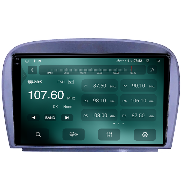 Navigatie dedicata Mercedes SL R230 2001-2011, 4GB RAM 64GB ROM, Quad Core, Display 9" QLED 1K, Carplay&Android Auto, Android 14, Suport camere AHD - imagine 4