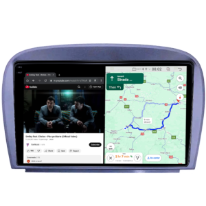 Navigatie dedicata Mercedes SL R230 2001-2011, 4GB RAM 64GB ROM, Quad Core, Display 9" QLED 1K, Carplay&Android Auto, Android 14, Suport camere AHD - imagine 3