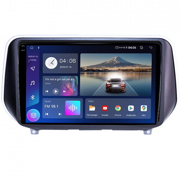 Navigatie dedicata Hyundai Santa Fe 4 2018+, 4GB RAM 64GB ROM, Quad Core, Display 9" QLED 1K, Carplay&Android Auto, Android 14, Suport camere AHD - imagine 5