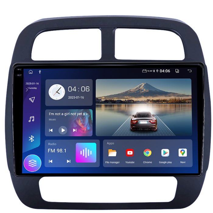 Navigatie dedicata Dacia Spring 2021+, 4GB RAM 64GB ROM, Quad Core, Display 9" QLED 1K, Carplay&Android Auto, Android 14, Suport camere AHD - imagine 5