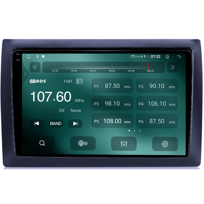 Navigatie dedicata Fiat Stilo 2010, 4GB RAM 64GB ROM, Quad Core, Display 9" QLED 1K, Carplay&Android Auto, Android 14, Suport camere AHD - imagine 4