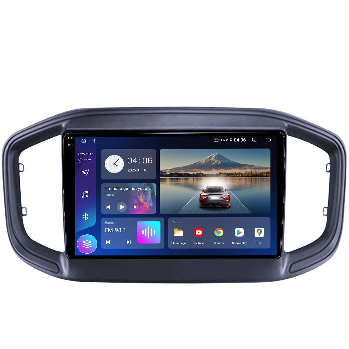 Navigatie dedicata Fiat Strada 2020-2021, 4GB RAM 64GB ROM, Quad Core, Display 9" QLED 1K, Carplay&Android Auto, Android 14, Suport camere AHD - imagine 5