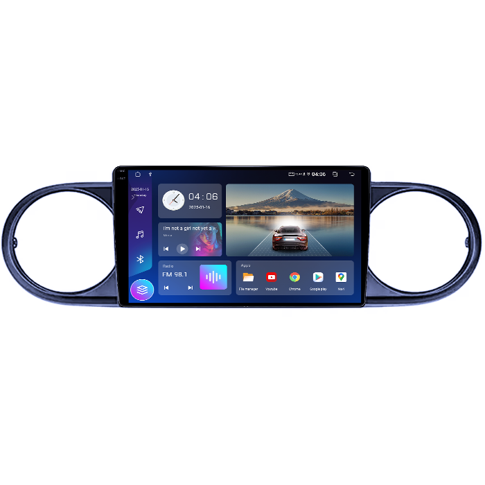 Navigatie dedicata Toyota Tacoma 2015-2021, 4GB RAM 64GB ROM, Quad Core, Display 9" QLED 1K, Carplay&Android Auto, Android 14 - imagine 4