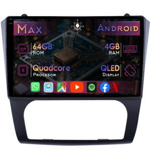 Navigatie dedicata Nissan Teana Altima 2008-2012, 4GB RAM 64GB ROM, Quad Core, Display 9" QLED 1K, Carplay&Android Auto, Android 14, Suport camere AHD - imagine 1