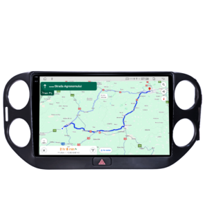 Navigatie dedicata Volkswagen Tiguan 1 2007-2018, Neagra, 4GB RAM 64GB ROM, Quad Core, Display 9" QLED 1K, Carplay&Android Auto, Android 14, Suport camere AHD - imagine 3