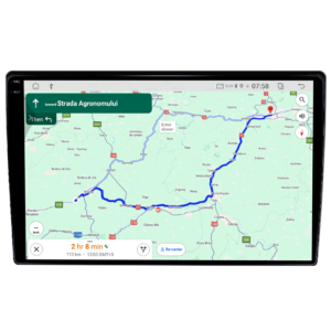 Navigatie dedicata Volkswagen Bora 1998-2005, 4GB RAM 64GB ROM, Quad Core, Display 9" QLED 1K, Carplay&Android Auto, Android 14, Suport camere AHD - imagine 6