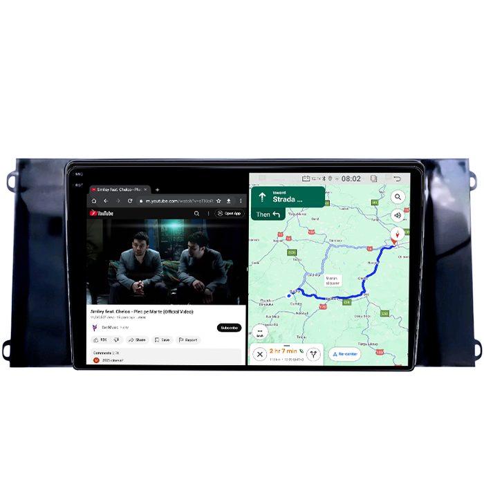 Navigatie dedicata Ford Transit PRO 2022, 4GB RAM 64GB ROM, Quad Core, Display 9" QLED 1K, Carplay&Android Auto, Android 14, Suport camere AHD - imagine 3