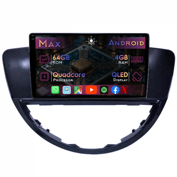 Navigatie dedicata Subaru Tribeca 2007-2011, 4GB RAM 64GB ROM, Quad Core, Display 9" QLED 1K, Carplay&Android Auto, Android 14, Suport camere AHD