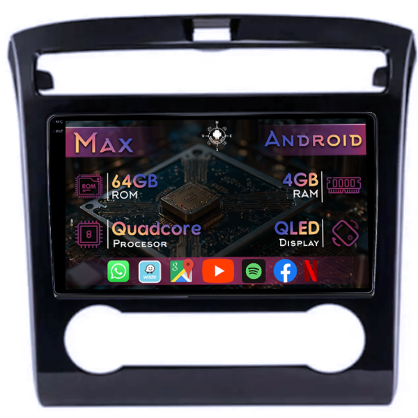 Navigatie dedicata Hyundai Tucson 2021, 4GB RAM 64GB ROM, Quad Core, Display 10" QLED 1K, Carplay&Android Auto, Android 14, Suport camere AHD