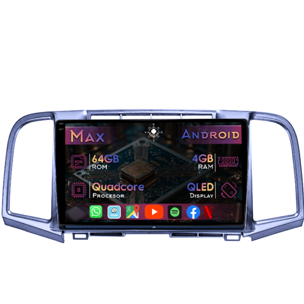Navigatie dedicata Toyota Venza 2008-2016, 4GB RAM 64GB ROM, Quad Core, Display 9" QLED 1K, Carplay&Android Auto, Android 14