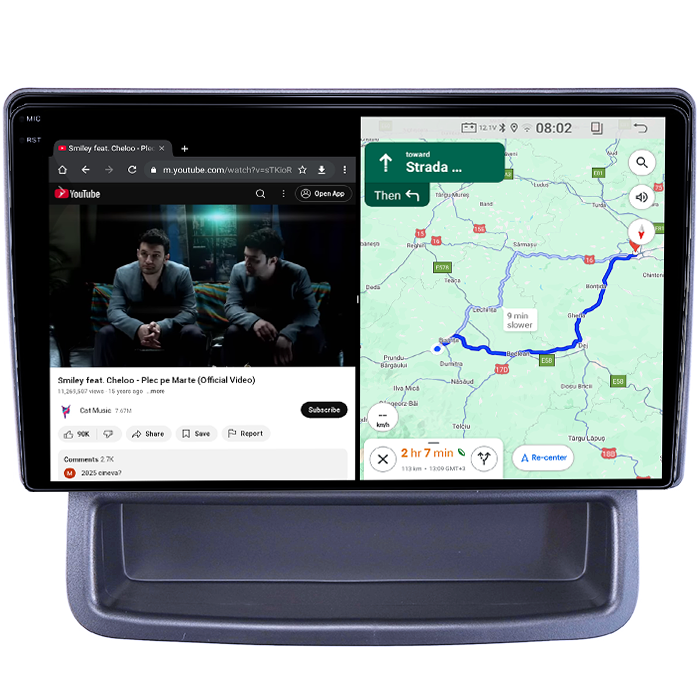 Navigatie dedicata Opel Vivaro 2010-2014, 4GB RAM 64GB ROM, Quad Core, Display 10" QLED 1K, Carplay&Android Auto, Android 14, Suport camere AHD - imagine 3