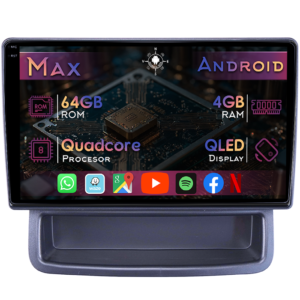 Navigatie dedicata Opel Vivaro 2010-2014, 4GB RAM 64GB ROM, Quad Core, Display 10" QLED 1K, Carplay&Android Auto, Android 14, Suport camere AHD - imagine 1