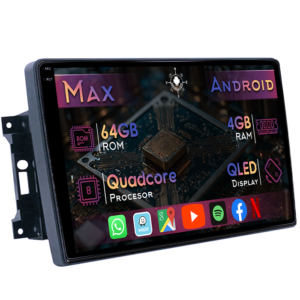 Navigatie dedicata Jeep Wrangler 2007-2018, 4GB RAM 64GB ROM, Quad Core, Display 10" QLED 1K, Carplay&Android Auto, Android 14, Suport camere AHD - imagine 1