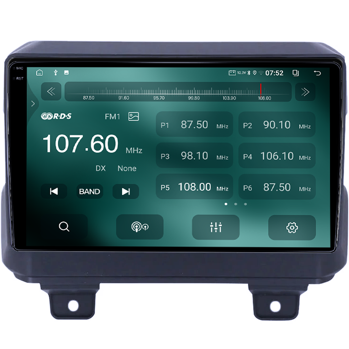 Navigatie dedicata Jeep Wrangler 2018-2019, 4GB RAM 64GB ROM, Quad Core, Display 9" QLED 1K, Carplay&Android Auto, Android 14, Suport camere AHD - imagine 4