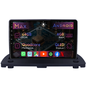 Navigatie dedicata Volvo XC90 1 2002-2015, 4GB RAM 64GB ROM, Quad Core, Display 9" QLED 1K, Carplay&Android Auto, Android 14, Suport camere AHD - imagine 1