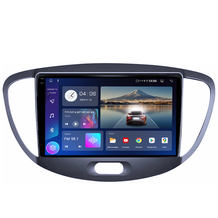 Navigatie dedicata Hyundai i10 2007-2013, 4GB RAM 64GB ROM, Quad Core, Display 9" QLED 1K, Carplay&Android Auto, Android 14, Suport camere AHD - imagine 5