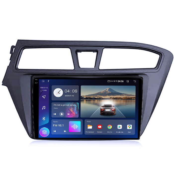 Navigatie dedicata Hyundai I20 2015-2017, 4GB RAM 64GB ROM, Quad Core, Display 9" QLED 1K, Carplay&Android Auto, Android 14, Suport camere AHD - imagine 5