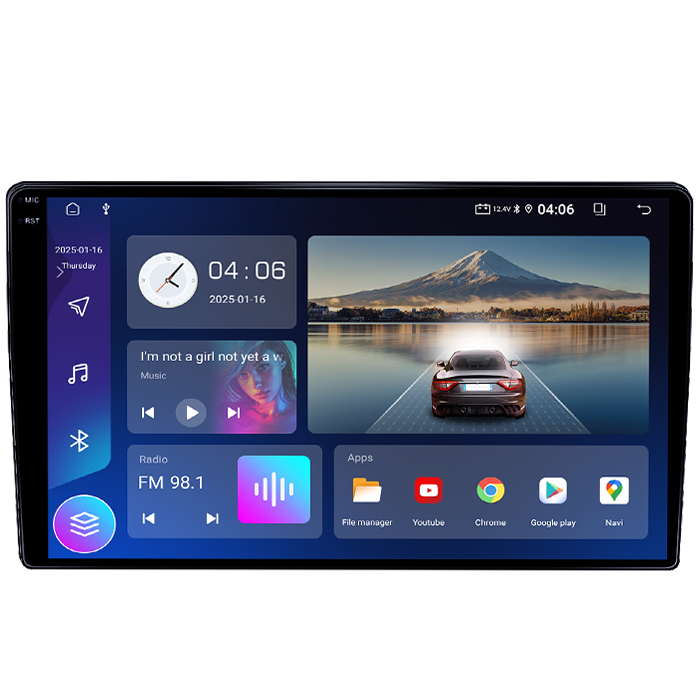Navigatie dedicata Hyundai i40 2016, 4GB RAM 64GB ROM, Quad Core, Display 9" QLED 1K, Carplay&Android Auto, Android 14, Suport camere AHD - imagine 5