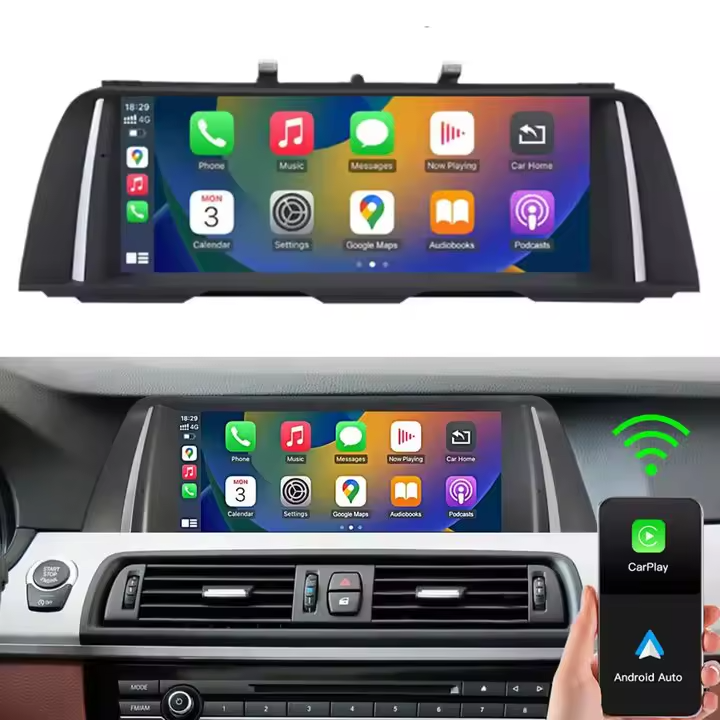 Navigatie dedicata BMW Seria 5 F10, NBT, Display IPS 1280*720 8.8 inch, Linux, Carplay&Android Auto, Suport camere spate - imagine 4