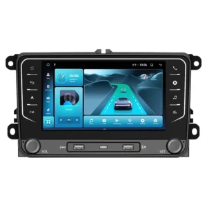 Navigatie dedicata Volkswagen, 4GB RAM 64GB ROM, Quadcore , Android 14, Display QLED 7", DSP, Carplay&Android Auto - imagine 2