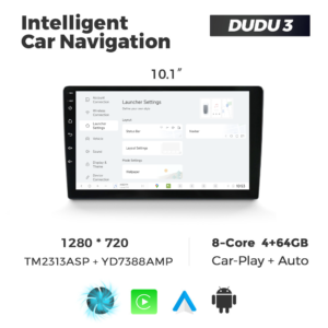 Navigatie Universala DUDU3 10" 4GB RAM, 64GB ROM, Octacore, Ecran HD, CarPlay&AndroidAuto, Android - imagine 5