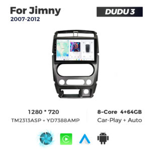 Navigatie Dedicata Suzuki Jimny 2007-2012 DUDU3 9" 4GB RAM, 64GB ROM, Octacore, Ecran HD, CarPlay&AndroidAuto, Android - imagine 1