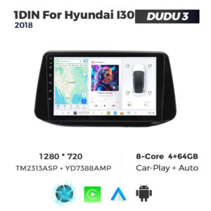Navigatie Dedicata Hyundai I30 2018 DUDU3 9" 4GB RAM, 64GB ROM, Octacore, Ecran HD, CarPlay&AndroidAuto, Android - imagine 1