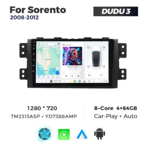 Navigatie Dedicata Kia Borrego Mohave 2008-2012 DUDU3 9" 4GB RAM, 64GB ROM, Octacore, Ecran HD, CarPlay&AndroidAuto, Android - imagine 1