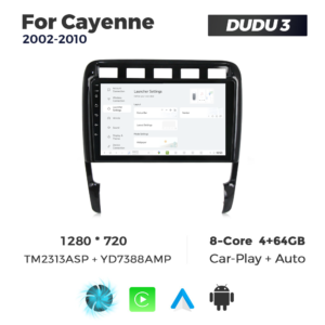 Navigatie Dedicata Porsche Cayenne 2002-2010 DUDU3 9" 4GB RAM, 64GB ROM, Octacore, Ecran HD, CarPlay&AndroidAuto, Android - imagine 2