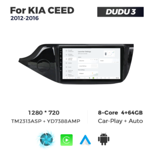 Navigatie Dedicata Kia Ceed 2012-2016 DUDU3 9" 4GB RAM, 64GB ROM, Octacore, Ecran HD, CarPlay&AndroidAuto, Android - imagine 2