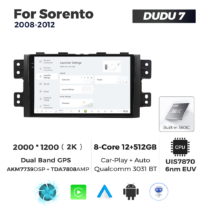 Navigatie Dedicata Kia Borrego Mohave 2008-2012 DUDU7 9" 12GB RAM, 512GB ROM, Octacore, Ecran 2K, CarPlay&AndroidAuto, Android - imagine 2