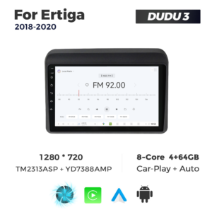 Navigatie Dedicata Suzuki Ertiga 2018-2020 DUDU3 9" 4GB RAM, 64GB ROM, Octacore, Ecran HD, CarPlay&AndroidAuto, Android - imagine 3