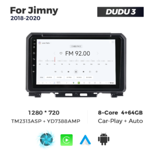 Navigatie Dedicata Suzuki Jimny 2018-2020 DUDU3 9" 4GB RAM, 64GB ROM, Octacore, Ecran HD, CarPlay&AndroidAuto, Android - imagine 3