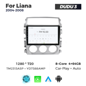 Navigatie Dedicata Suzuki Liana 2004-2008 DUDU3 9" 4GB RAM, 64GB ROM, Octacore, Ecran HD, CarPlay&AndroidAuto, Android - imagine 3