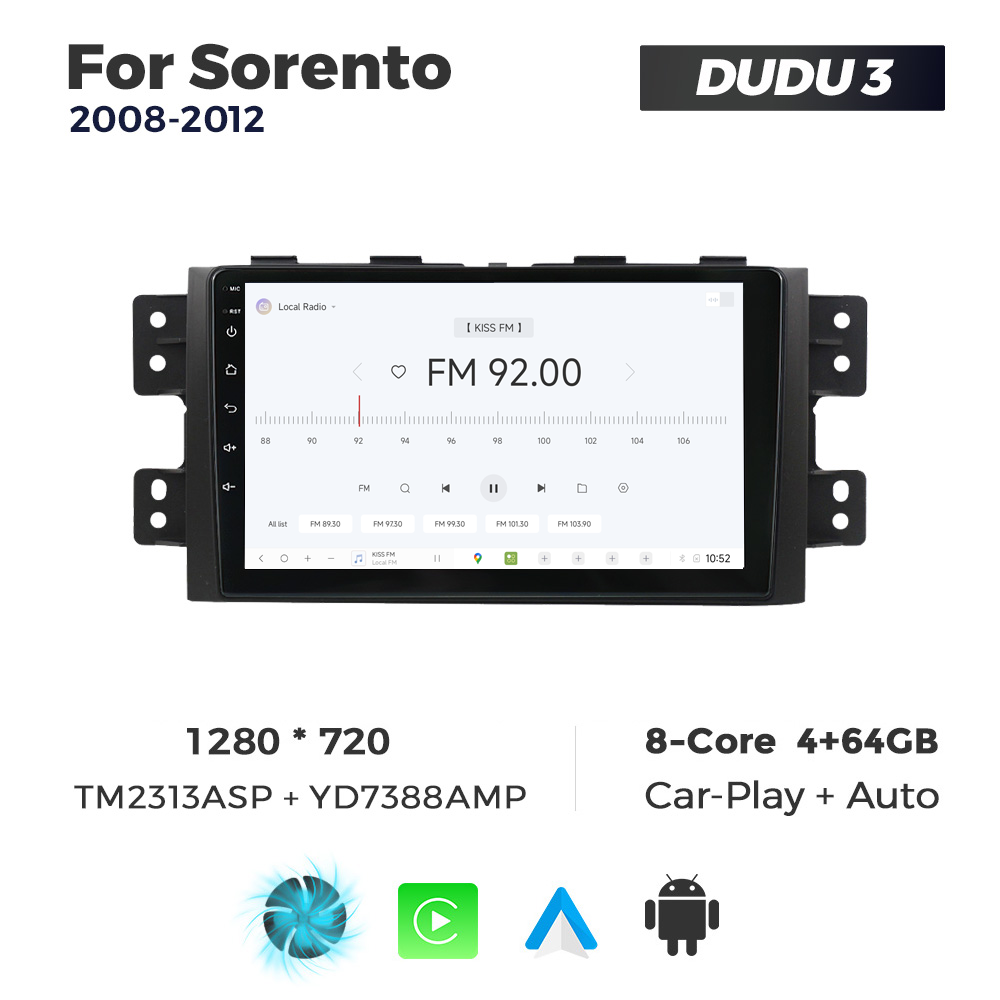 Navigatie Dedicata Kia Borrego Mohave 2008-2012 DUDU3 9" 4GB RAM, 64GB ROM, Octacore, Ecran HD, CarPlay&AndroidAuto, Android - imagine 3