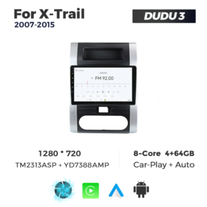 Navigatie Dedicata Nissan X-Trail 2007-2015 DUDU3 9" 4GB RAM, 64GB ROM, Octacore, Ecran HD, CarPlay&AndroidAuto, Android - imagine 3