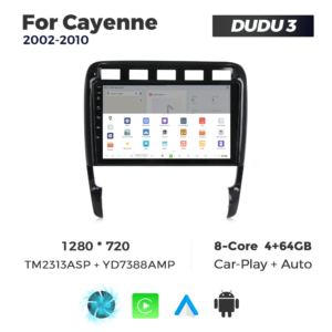 Navigatie Dedicata Porsche Cayenne 2002-2010 DUDU3 9" 4GB RAM, 64GB ROM, Octacore, Ecran HD, CarPlay&AndroidAuto, Android - imagine 4