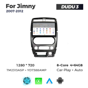 Navigatie Dedicata Suzuki Jimny 2007-2012 DUDU3 9" 4GB RAM, 64GB ROM, Octacore, Ecran HD, CarPlay&AndroidAuto, Android - imagine 4
